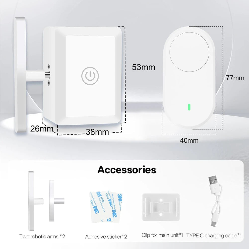 Pulsador Remoto para Interruptor de Luz – Enciende y Apaga sin Levantarte 💡