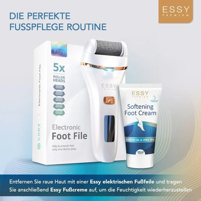 TORKIVO™ Essy Elektrische Fußfeile für Glatte Füße